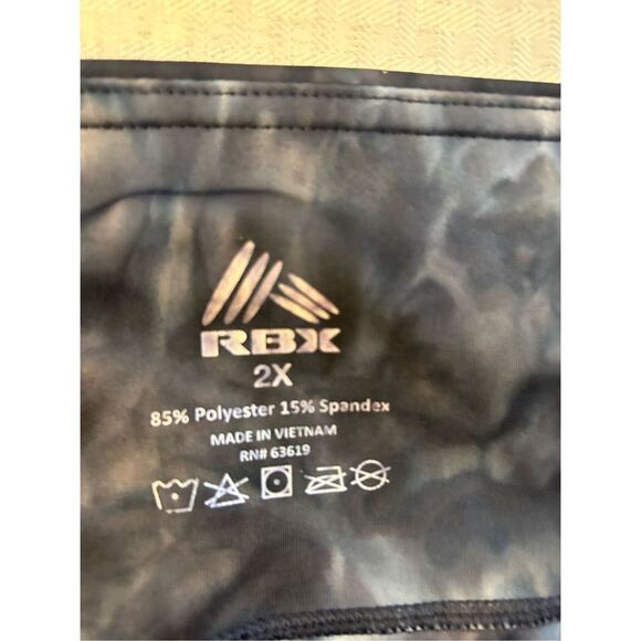 Reebok RBX 2x Capri Active pants blue & white rn# 63619 - Picture 5 of 7